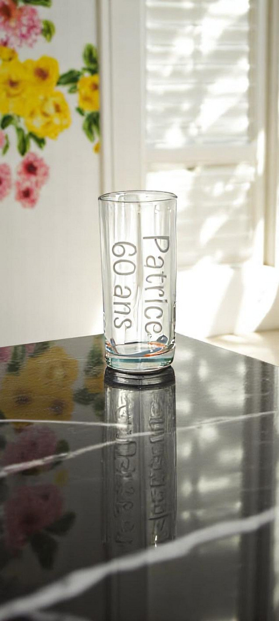 Verre personnalisable