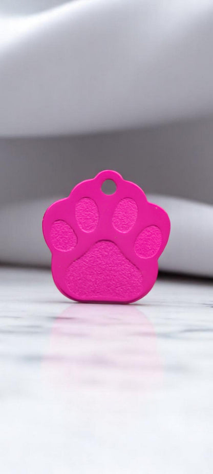 Médaillon patte rose