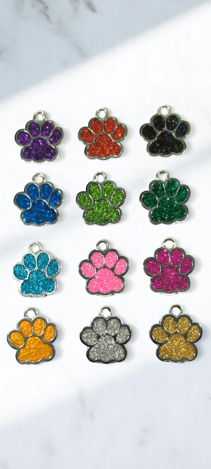 Medaglione di paillettes rosa