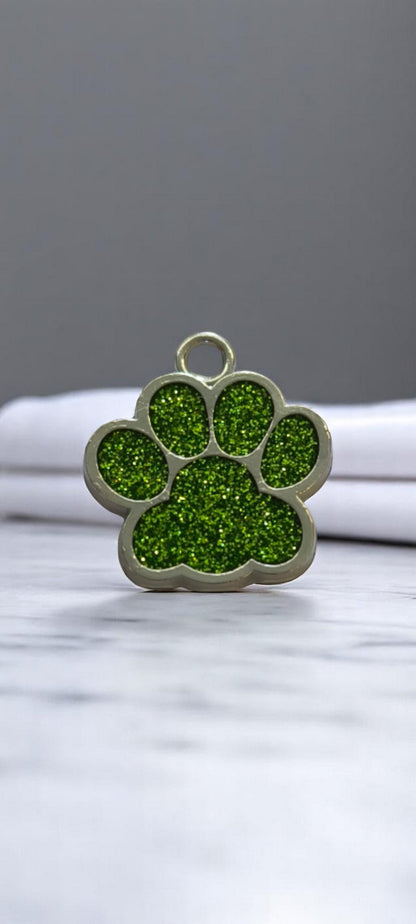 Médaillon à paillette vert clair