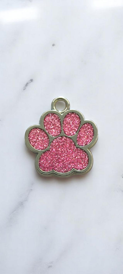 Medaglione di paillettes rosa