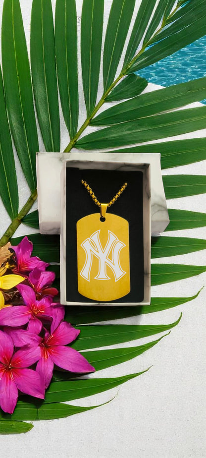 Collier plaque militaire illustration