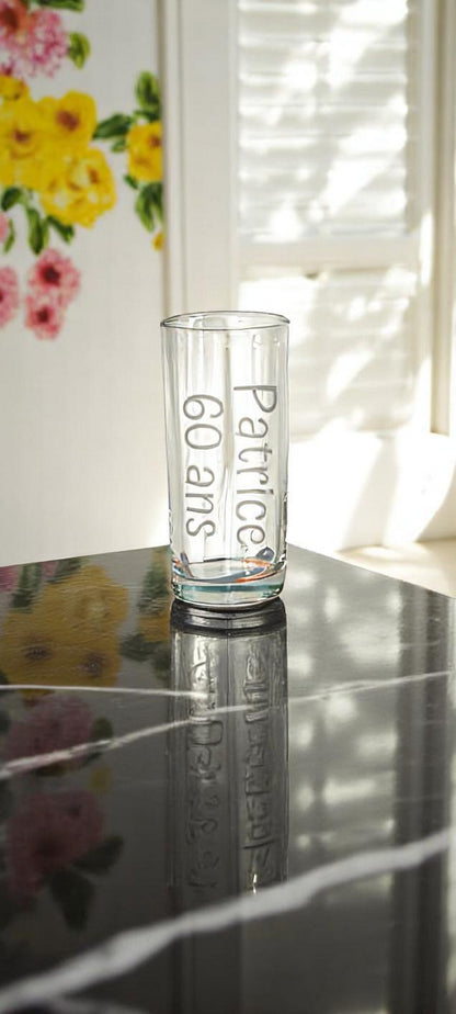 Verre personnalisable